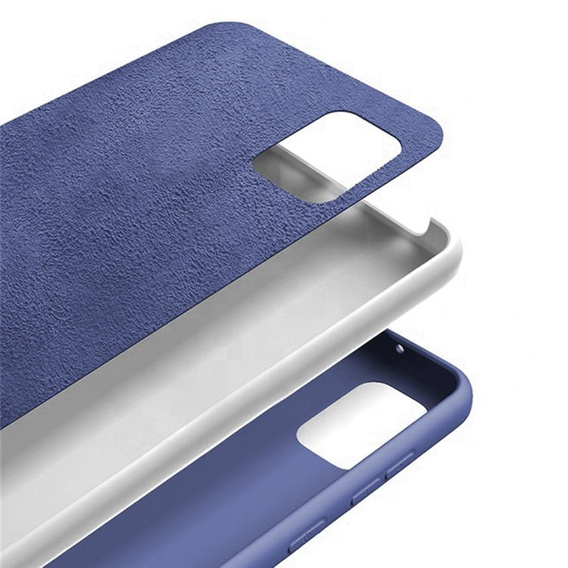 Чoхол до Samsung Galaxy A02s, Silicone Lite, темно-синій