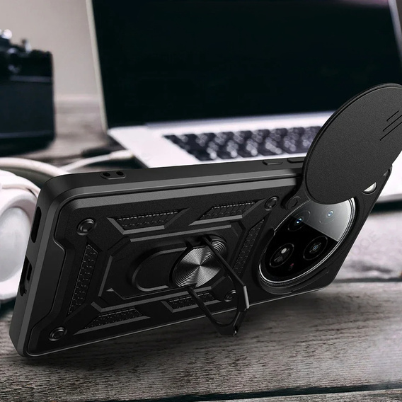 Чехол NOX Camera Slide Oppo Find X8 Pro, CamShield Slide, чёрный