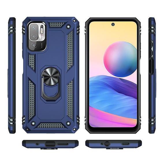 Броньований Чoхол до Xiaomi Redmi Note 10 5G, Nox Case Ring, м'яти