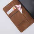 Чохол для Xiaomi Redmi Note 12S, ERBORD Vintage, гаманець з клапаном, коричневий