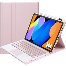 Чехол-клавиатура Touchpad Bluetooth для Lenovo Idea Tab 11" 2025 TB336FU TB336ZU, розовый