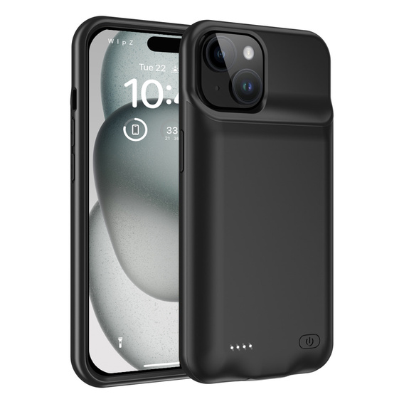 Чехол-аккумулятор 7000 мАч для iPhone 15, черный