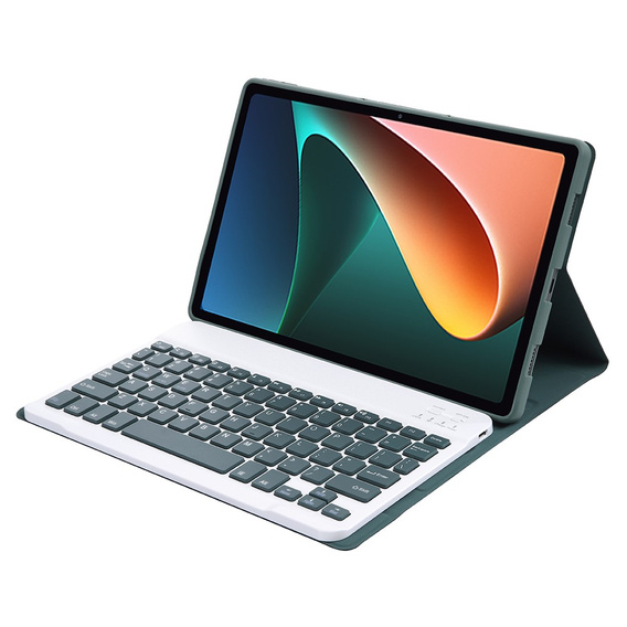 Чехол + клавиатура Xiaomi Pad 5/5 Pro, зелёный