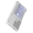 Чехол для Samsung Galaxy S24 Ultra, ERBORD SlideGuard with Card Holder, прозрачный