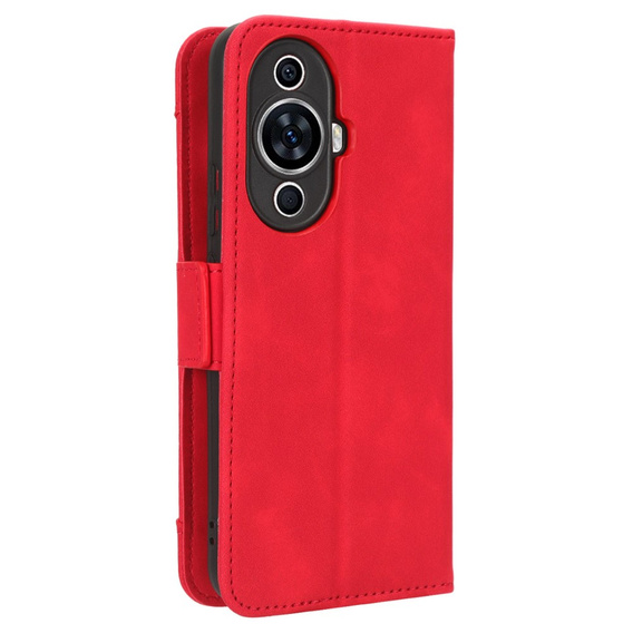 Футляр з клапаном для Huawei Nova 11 Pro, Card Slot, червоний