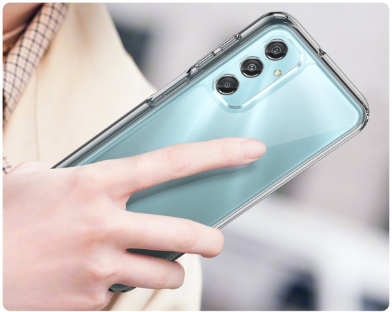 Чехол до Samsung Galaxy A25 5G, Fusion Hybrid, прозрачный + 9H стекло