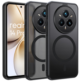 Чехол для Realme 14 Pro 5G, для MagSafe, ERBORD Matt Case, чёрный