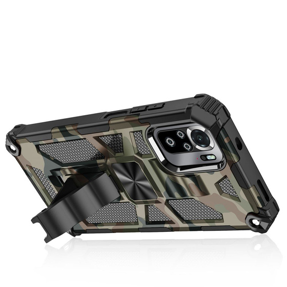 Чoхол до Xiaomi Redmi Note 10/ 10S, Armor Kickstand, зелений