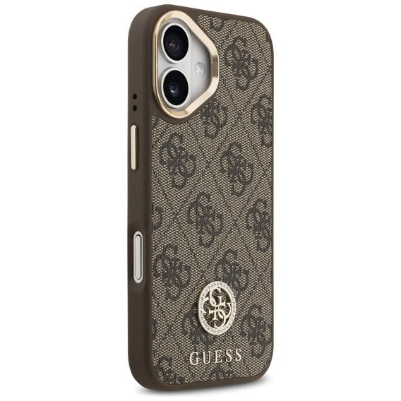 Чохол GUESS 4G Strass Logo для MagSafe з ремінцем для iPhone 17