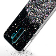 Чехол до Xiaomi Redmi Note 8 Pro, Glittery, чёрный