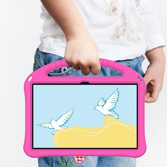 Детский чехол для Lenovo Tab P11 Pro Gen 2, детский чехол с ручкой, розовый