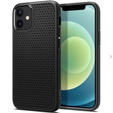 Чехол Spigen до iPhone 12 Mini, Liquid Air, чёрный