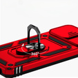 Чохол NOX Camera Slide Motorola Moto G32, CamShield Slide, червоний