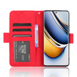 Футляр з клапаном для Realme 11 Pro 5G / Pro+ 5G, Card Slot, червоний