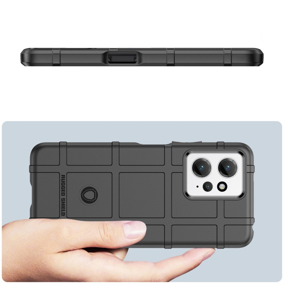 Чoхол до Xiaomi Redmi Note 12 4G, Rugged Shield, чорний