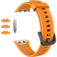 Силиконовый ремешок для Huawei Band 6 / Honor Band 6, Orange
