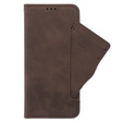 Футляр з клапаном для Oppo A38 4G / Oppo A18 4G, Card Slot, коричневий