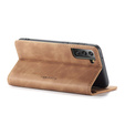 Чохол-сумка для Samsung Galaxy S21 FE, Leather Wallet Case, коричневий