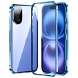 Чехол для iPhone 16, Magnetic Dual Glass, синий