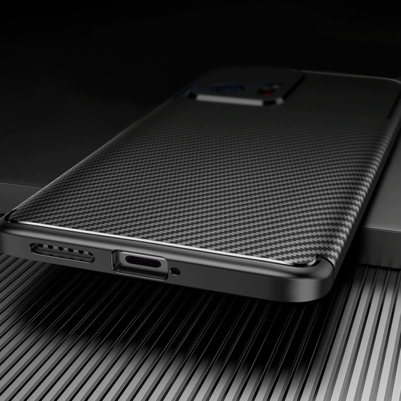 Чoхол до Xiaomi 11T / 11T Pro, Carbon Gel, чорний