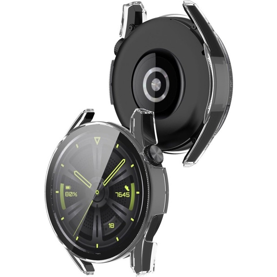 2в1 чохол та захисне скло для годинника Huawei Watch GT 3 42mm, Case, Clear