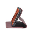 Чехол CASEME для Xiaomi do Redmi Note 9s / 9 Pro, Leather Wallet Case, бордовый