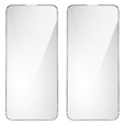 2x Загартоване скло для iPhone 13/13 Pro, ERBORD 9H Hard Glass на екрані