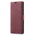 Чохол для Samsung Galaxy S23 Ultra, ERBORD Vintage, гаманець з клапаном, червоний