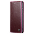 Флип-кейс CASEME для Samsung Galaxy S21, Waxy Textured, красный