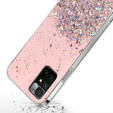 Чехол до Xiaomi Redmi 10, Glittery, розовый