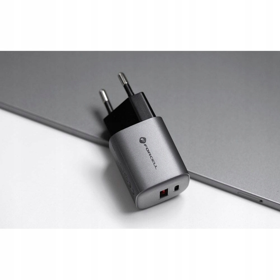 Forcell Зарядний пристрій USB-C 3A 45W PD QC 4.0 - White