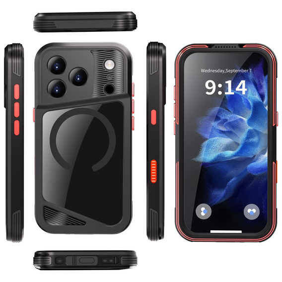 Водонепроникний чохол SHELLBOX GTM IP68 з MagSafe для iPhone 17 Pro