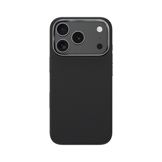 Чехол BENKS Kevlar Armor PRO Carbon Fiber 600D A070 для MagSafe с активной кнопкой для iPhone 17 Pro Max