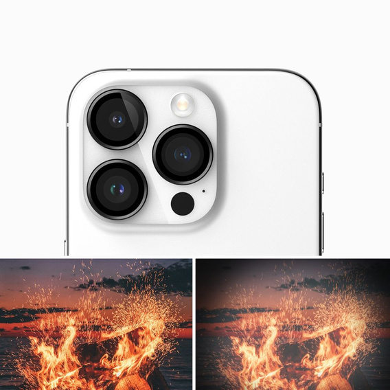 Cтекло Ringke для камеры iPhone 15 Pro / 15 Pro Max