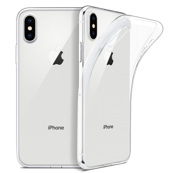 Тонкий чохол до iPhone X/XS, Slim, прозорий