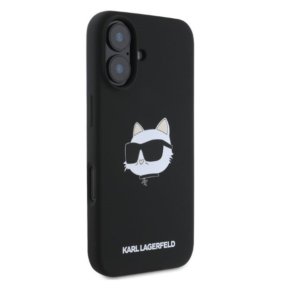 Чехол Karl Lagerfeld Silicone Choupette Head Print для iPhone 16