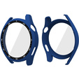 2в1 чохол та захисне скло для годинника Huawei Watch GT 3 46mm, темно-синій
