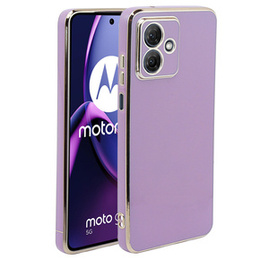 Чохол для Motorola Moto G54 5G, Glamour CamShield, фіолетовий