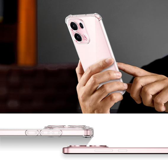 Чoхол до Oppo Reno 13 Pro, Dropproof, прозорий