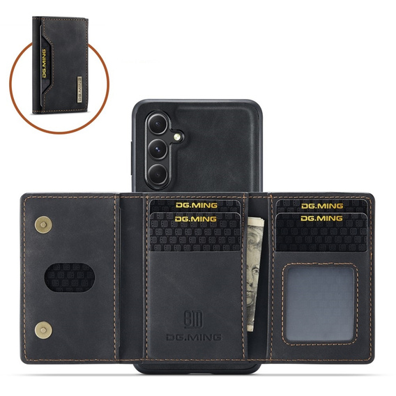 Чехол до Samsung Galaxy A56 5G, DG.MING 2in1, чёрный