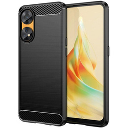 Чехол до Oppo Reno8 T 4G, Carbon, чёрный