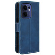 Футляр з клапаном для Oppo Reno 13F / Oppo Reno 13FS, Card Slot, темно-синій