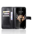Откидной чехол для Oukitel WP6, Crazy Horse Wallet, чёрный