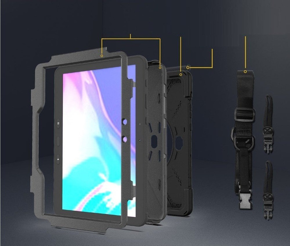 Чохол  для  Samsung Galaxy Tab Active Pro SM-T540, X-Shape Case, Black