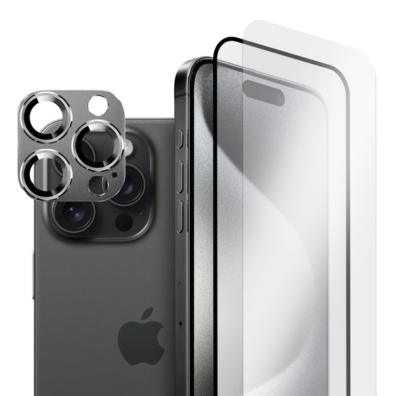 2х гартоване скло ERBORD для камери, щоб iPhone 15 Pro 