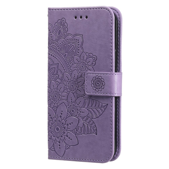 Откидной чехол для Samsung Galaxy A54 5G, Mandala Flower, фиолетовый