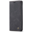 Чехол CASEME для Samsung Galaxy A53 5G, Leather Wallet Case, чёрный