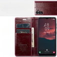 Флип-кейс CASEME для Samsung Galaxy A34 5G, Waxy Textured, красный