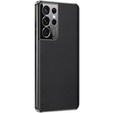 Чoхол до Samsung Galaxy S23 Ultra, Cowhide Leather, чорний