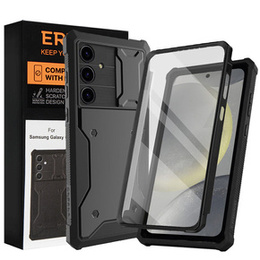 Чехол для Samsung Galaxy S24, ERBORD Rugged Case, чёрный